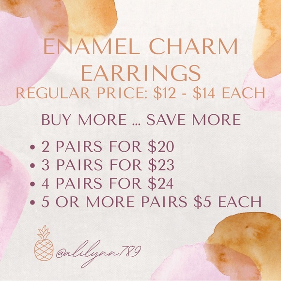 New Dainty Dangling Drop Heart Handmade Earrings Hoops Love Valentine Mom Gifts - Picture 4 of 4